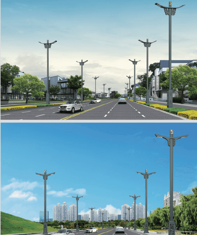 DL-LED-008/DL-LED-009 Soilse sráide faoi stiúir ardchumhachta