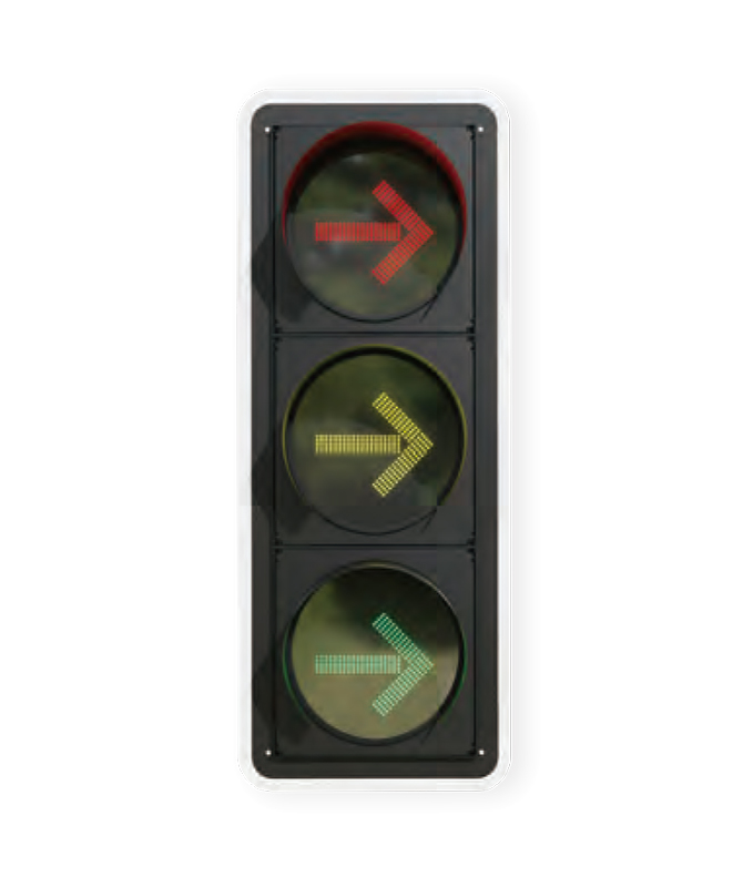 Ф300 solas comhartha mótarfheithicle Soilse tráchta faoi stiúir